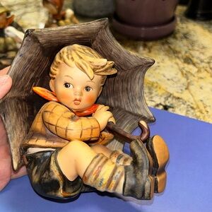Vintage Hummel figurine, umbrella boy